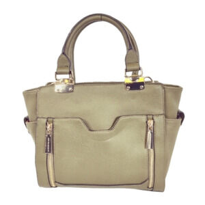 BIG Buddha Olive Green Hand Bag Shoulder Crossbody Strap Adjustable & Removable